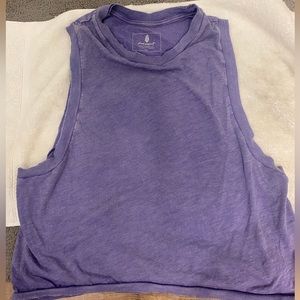 Free People Movement Lavender Crop Tank